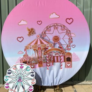 Pink Carnival Backdrop