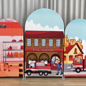 Fireman Backdrop